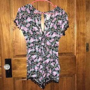 flowery romper
